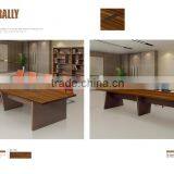 L Shape Laminated Simple Work Room Factory Modular Conference Room Table thumbnail-3