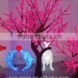 2.5m High Simulation Led Artificial Cherry Blossom Tree With Leaves For Decoration