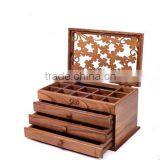 Reclaimed Classice Antique Wood Jewellery Box thumbnail-1