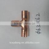 T Branch Copper Pipes Fittings for Air Conditional thumbnail-3