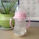 New Design Temperature Sensing Color Changing Baby Feeding Bottle Wide Neck 240 ml thumbnail-1
