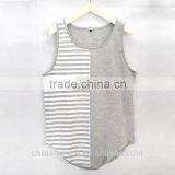 Wholesale Cotton/Spandex Custom Print Mens Tank Top Gym Boldbuilding Stringer Vest thumbnail-3