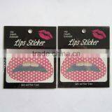 Custom Silver Bling Glitter Lip Temporary Tattoo Sticker Art Tattoo Sticker Factory thumbnail-5