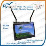 B70 Flysight Black Pearl RC Quadrocopter Diversity Receiver With Monitor HD Screen For DJI Phantom/ 2'' Vision