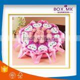2016 Custom Fashion Design High Quality Newest Pink Paper Wedding Favor Box thumbnail-1