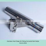 Stainless Steel Clamp On Fishing Horizontal Rod Holder thumbnail-2