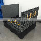 Grey Heavy Duty Collapsible Plastic Stacking Folding Pallet Tank Box thumbnail-3