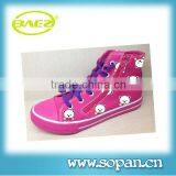 Girls canvas vulcanized shoes with new fashion design