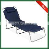 Adjustable Pillow Siesta Outdoor Folding Reclining Bed Chairs