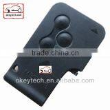 Okeytech Key Card Renault Megane 3 Buttons Smart Key Card Cover Renault Megane Card Key for Renaul Key Card Renault