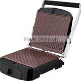 4-slice electric household breakfast panini grill with removable plates