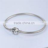 Wholesale 925 Sterling Silver European Charm DIY Bracelet BR008 thumbnail-2