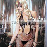 Fishnet Body Stocking Fishnet Black Transparent Hot Women Full Body Sey Nylon Stockings thumbnail-1