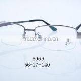 2016 New Stylish Metal Optic Glasses Half Rimless 8969