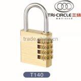 High Quality Tri-Circle Brass Digital Key Combination Lock T140 thumbnail-1