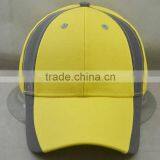 Safety Hat With Light Reflecting 3M Cap Neon Yellow and Silver Hat