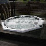 8 Persons Octagonal Hydro Outdoor Spa Tub With Led Light thumbnail-3