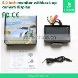 Original Sytle of 5 Inch Two Video Inputs LCD Rear View Mirror Car Monitor thumbnail-6