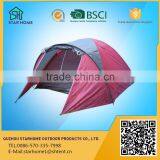 3-4 Person Double Layer Fiberglass Pole Outdoor Camping Tent 3 Season Family Tents For Adventure Tent thumbnail-1