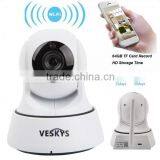 Free Sample 720P HD 1.0MP Wifi Night Vision Wireless IP Camera Smart Phone Remote Monitoring US Plug White