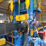 H Beam Assembly, Welding and Straightening Integral Machine