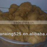 HOT!!! Sheep Cashmere and the Polyester/acrylic Blend Fiber19.5-22mic & 40-50mm, Dyed Brown Color thumbnail-4