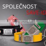 Manufacture OEM Adjustable Designer Bracelet Alert Wristband thumbnail-3