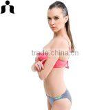 2017 New Women Sexy Contrast Color Brazilian Bikini thumbnail-2