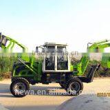 New Style CE With Front Loader and Backhoe Excavator Mini Wheel Backhoe Loader thumbnail-1