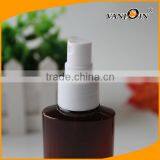100ml Oval Amber Mist Spray Bottle With White Pumper Sprayer thumbnail-2