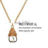 NEW 2014 Jewelry Pendant Glass Perfume Bottle Jewelry thumbnail-1