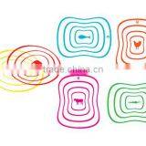 4pcs In1 Set Printed Flexible Plastic Chopping Mats thumbnail-2