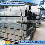 GB/T6728 20/20/0.9mm Pre Galvanized Square Steel Pipe