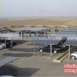 White Metal Frame Double Polycarbonate Sheet Aluminum Car Canopy Carport thumbnail-6