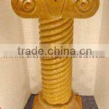 NEW INDUS GOLD MARBLE PEDESTALS thumbnail-2