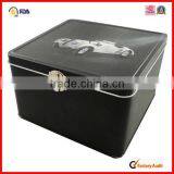 Empty Tall Colored Metal Customed Square Tin Box for Wine thumbnail-3