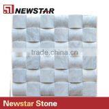 Newstar Natural White Carrara 3D Cambered Wall Decoration Mosaic thumbnail-1