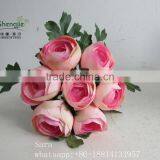Decorative Seven Heads Flowers , Rose Making for Wedding, Fake Rose Table Centerpieces thumbnail-5
