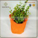 Convinient Waterproof High Quality Raw Jute Material Orchid Flower Pots thumbnail-4