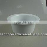 Hat Shape White Large Ceramic Bowls, Chaozhou Porcelain Stock thumbnail-1