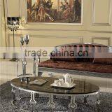 Hot Sell Egg Shape Hotel/living Room Furniture Stainless Steel Coffee/center Table B818 thumbnail-2