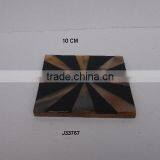 Two Shade Horn Mosaic Pattern Coaster Available in Other Patterns and Colours thumbnail-1