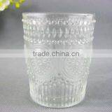 Carving Glass Candle Holder / Glasswar thumbnail-1