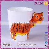Personalized Tiger Desgin Custom Porcelain Mug thumbnail-1