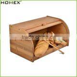 High Quality Bamboo Bread Bin/Bamboo Bread Storage/Homex_Factory thumbnail-2