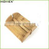 Bamboo Paper Napkin Holder With Removable Bar Homex BSCI/Factory thumbnail-1