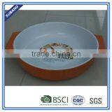 Oval Shape Unique Design Ceramic Wholesale Bakeware Set thumbnail-4