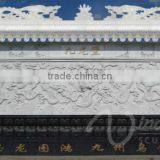 China Supplier Decoration Stone Carving Chinese Dragon Marble Relief Sculpture thumbnail-4