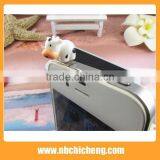 PVC Cute Anti Dust Plug Hot Selling Mobile Phone Cow Dust Plug Phone Dust Plug thumbnail-3