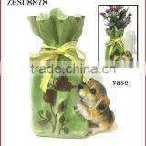 Western Style Modern Garden Craft Green Color Vase Flower thumbnail-1